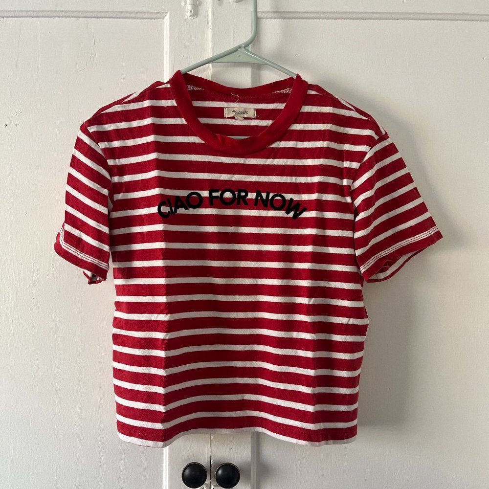 Madewell Striped Ciao For Now Tee